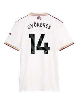 Billige Arsenal Viktor Gyokeres #14 Tredjedrakt Dame 2025-26 Kortermet
